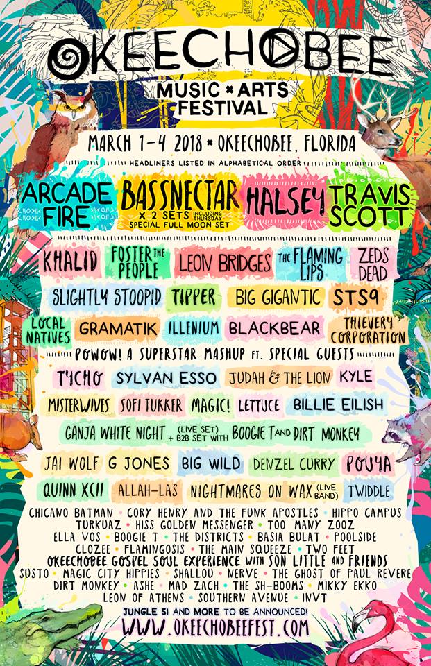 Okeechobee Music and Arts Festival Lineup Okeechobee Fest