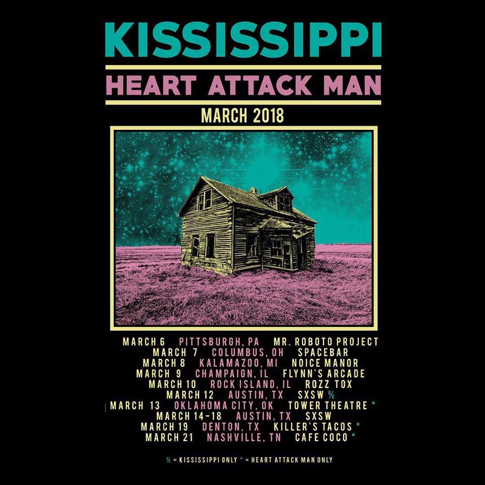 Kississippi - Heart Attack Man - SXSW Tour