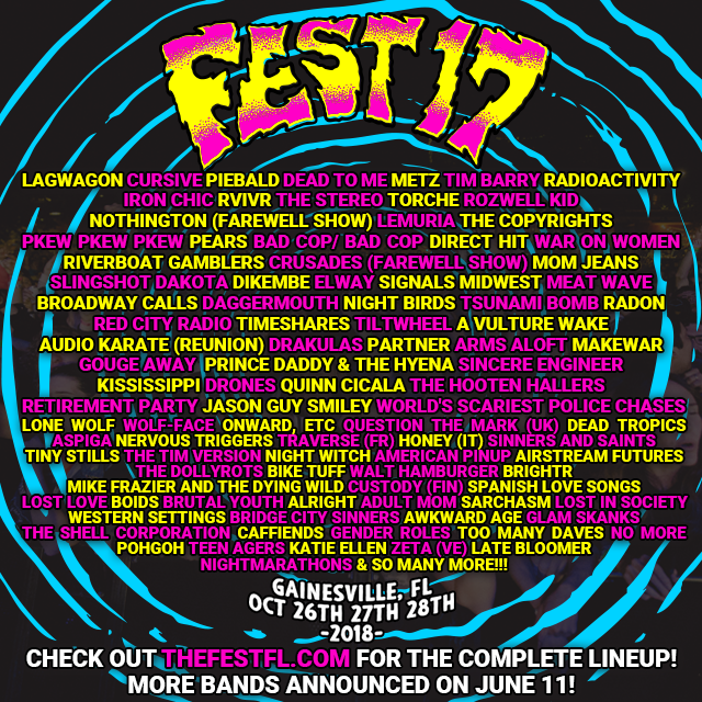 The Fest 17 announces lineup including Adult Mom, Rozwell Kid, Kississippi, Mom Jeans. and more