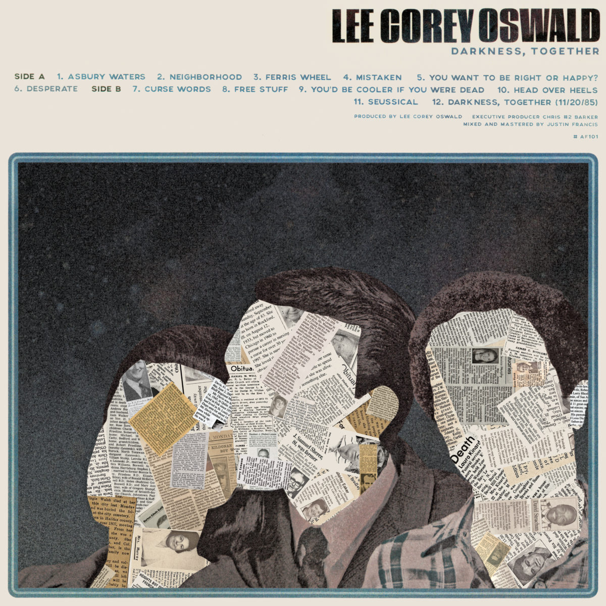 Lee Corey Oswald Darkness, Together artwork