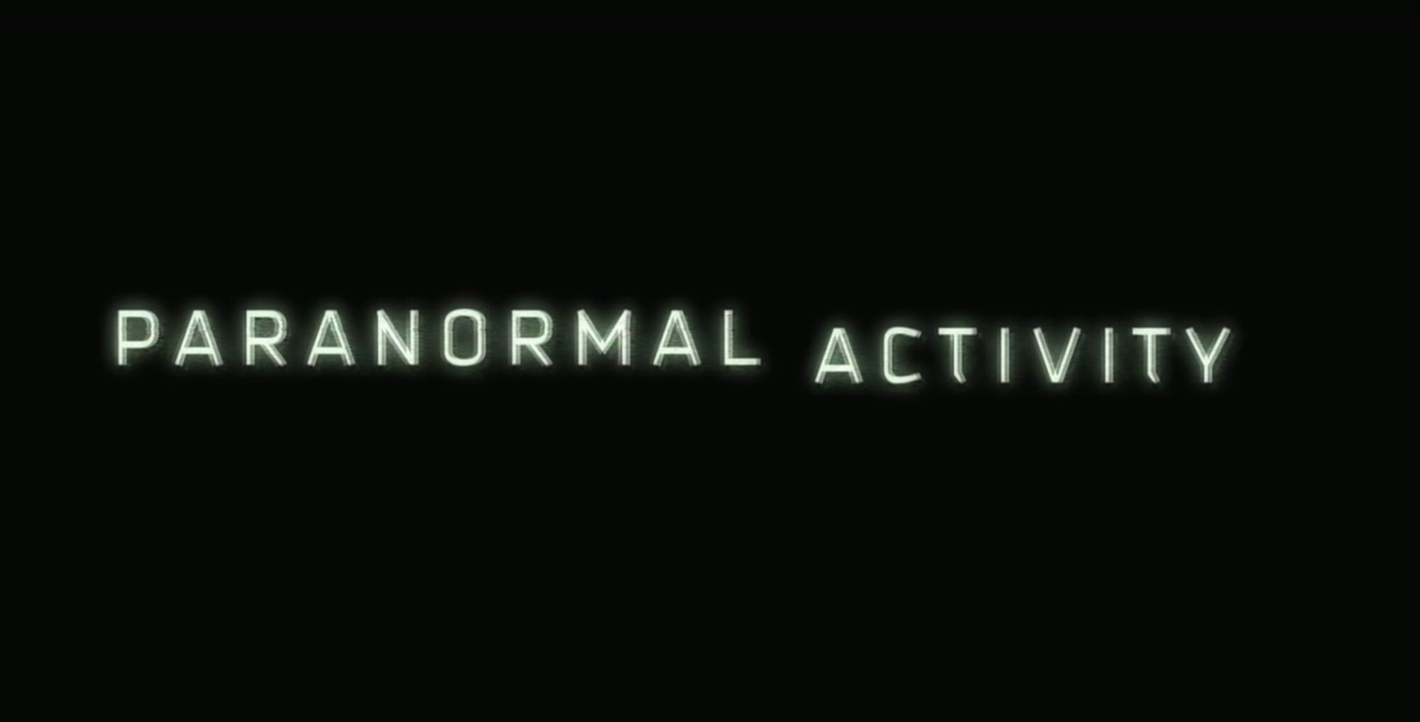 Paranormal Activity Title