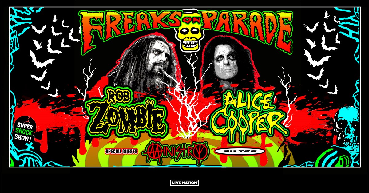 Rob Zombie, Alice Cooper announce “Freaks On Parade” 2023 tour