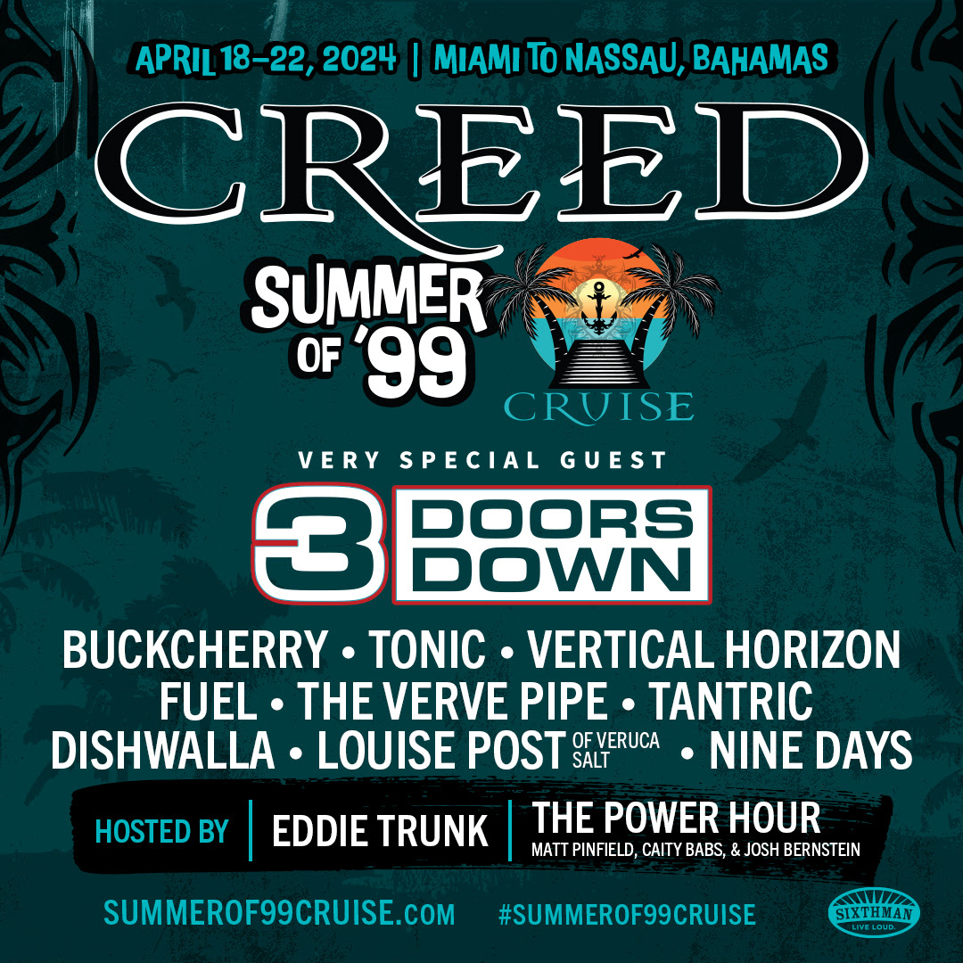 Creed announces first public live shows in 10+ years with "Summer of